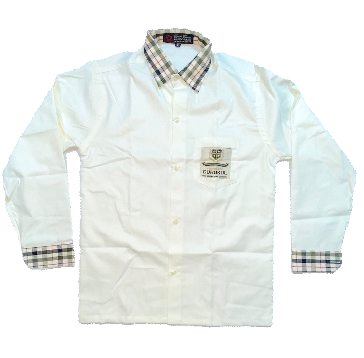 Shirt Cream F/S - Gurukul School