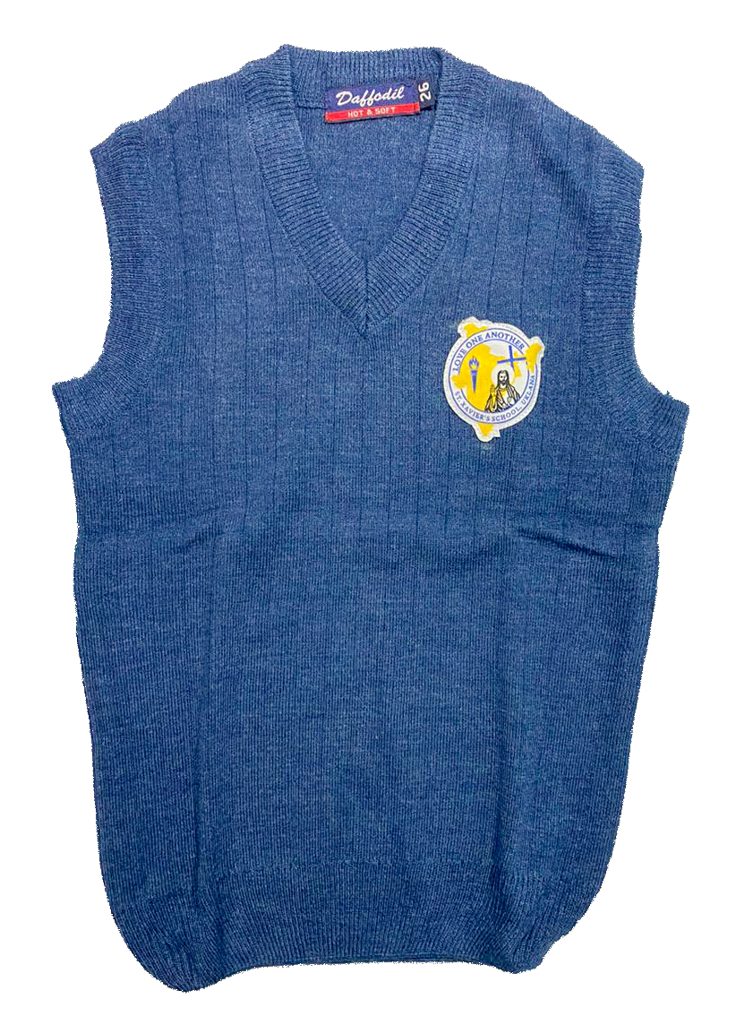 Sweater S/L Blue Junior - St Xavier School