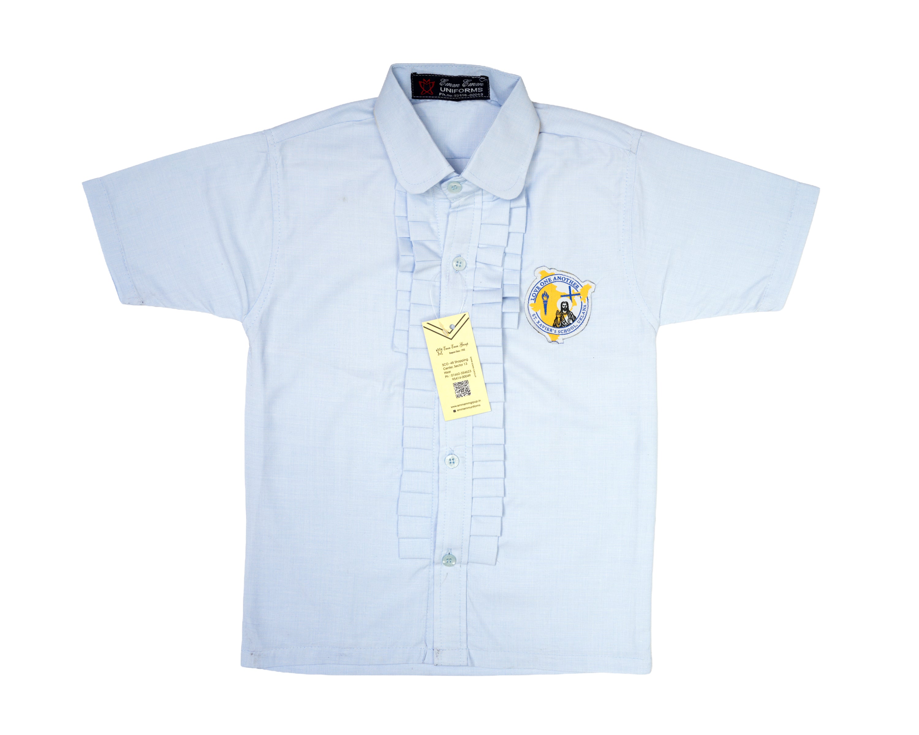 Shirt Sky Girls Nur H/S - St Xavier School